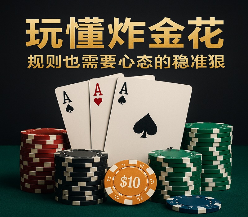 玩懂炸金花，需要规则也需要心态的稳准狠