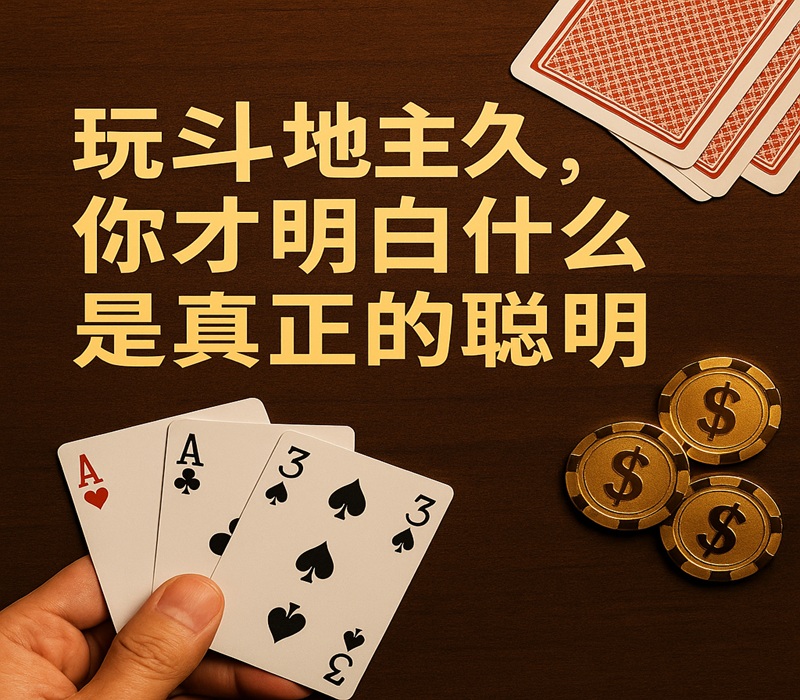 玩斗地主久了，你才明白什么是真正的聪明