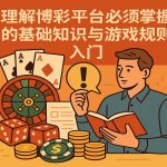 理解博彩平台必须掌握的基础知识与游戏规则入门