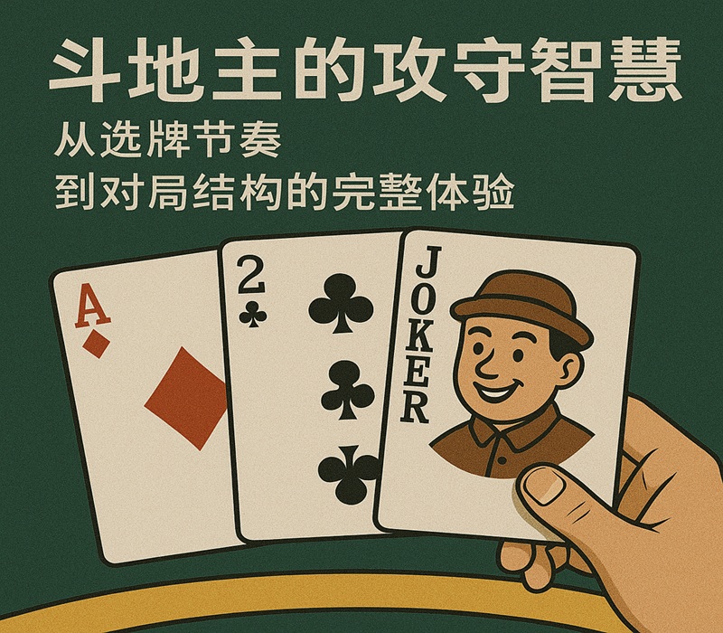 斗地主的攻守智慧，从选牌节奏到对局结构的完整体验